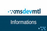 MSDEVMTL Informations