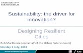 Sustainability - the driver of innovation