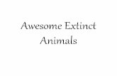 Awesome Extinct Animals