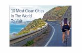 10 most clean cities in the world to visit