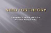 Need for theory