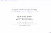 LI2011-T2: Deducción natural en lógica proposicional