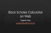 Black-Scholes Calculator on Web