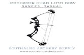 Predator Quad Limb Owners Manual