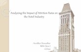 Impact of attrition rates on the hotel industry