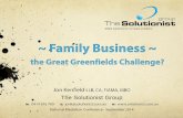 2014 Jon Kenfield Family Business: the Great Greenfields Challenge