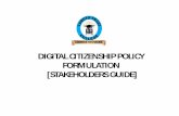 Digital Citizenship Policy Formulation with Lubuto Trust College Stakeholders