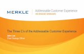 The Three C’s of the Addressable Customer Experience