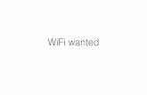 Wifi Wanted // Connecting the dots, 19 maart 2015