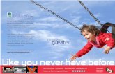 Ad for experience greater brand