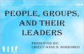 People, groups and leaders
