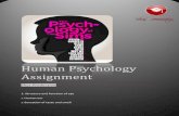 Human psychology assignment