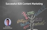 Successful B2B Content Marketing by Caliber - ArabNet Beirut 2015