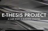 e-Thesis Project - Transitioning to a Paperless Solution