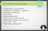 Linux lessen gebruik (Maarten Blomme)