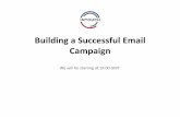Building a successful email campaign