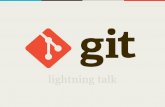 Git lighting talk