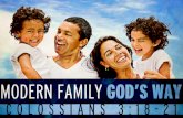 Modern family god's way  3   real men of faith