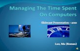 Managing the time spending on computers