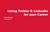 Using Twitter & LinkedIn for your Career as a College Student