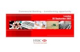 HSBC Commercial Banking - Transforming Opportunity