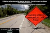 Utilizing a Terrestrial Invasive Species Rapid Response Team in the Adirondacks: Results and Lessons Learned