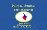 Philippines (Political Setting)