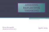 Assesing reflective thinking