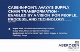 Supply Chain Transformation: Avaya’s Journey