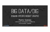 Big Data/DIG: Domain-Specific Insight Graphs by Pedro Szekely of ISI/USC