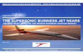 The Supersonic Business Jet nears
