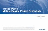 Mobile Device Policy