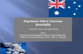 Pharmaceutical Regulatory Affairs in Australia - by Youssef El-Nazer & Hamid Zareian 2015