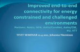 Johanna Nieminen: Improved end-to-end connectivity for energy constrained and challenged environments