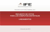IFE - ¿Qué son y cómo operan los Cómputos Distritales?