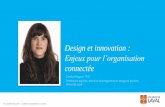 Design et innovation - Enjeux pour l’organisation connectée par Caroline Gagnon 20150507