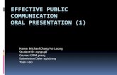 Effective public communication 1