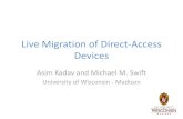 Live Migration of Direct-Access Devices