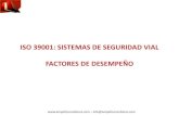 ISO 39001 factores de desempeño