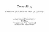 Getting Started In Consulting Workshop