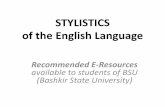E-resources (Stylistics)