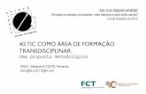 As TIC como área de formação transdisciplinar: uma proposta metodológica.