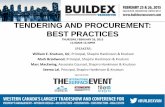 Tendering and Procurement Best Practices