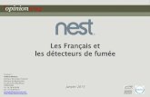 OpinionWay pour Nest - Les Français et les détecteurs de fumée / Janvier 2015