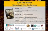 Hidden Wounds of War Conference, May 15, 2015