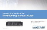 Surveon NVR5000 Megapixel RAID NVR Deployment Guide