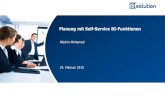 kostenfreies Webinar: Planung mit Self-Service-BI Funktionen