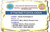 Tema : Etnometodologia