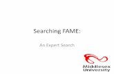 Searching Fame: Expert Search