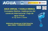 WEBINAR: Huella hídrica - Agua Virtual